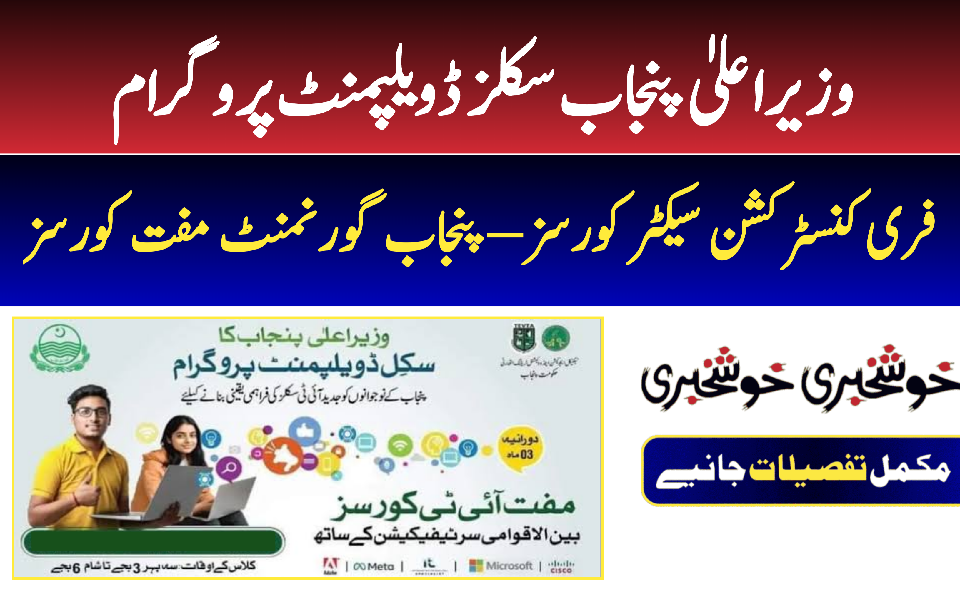 CM Punjab Skills Development Program